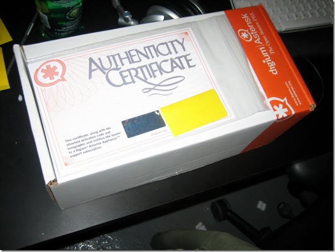 Asterisk Appliance Unboxing (1)