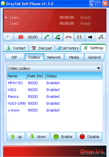 Draytek softphone