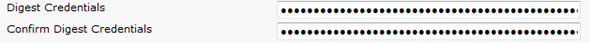находим строки Digest Credentials и Confirm Digest Credentials, вводим туда пароль- это SIP пароль для устройства
