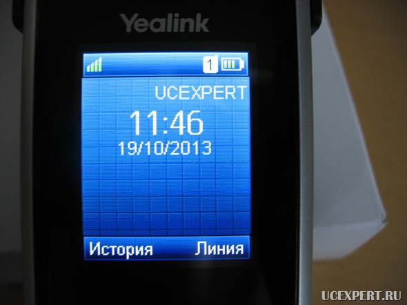 Экран трубки Yealink W52H