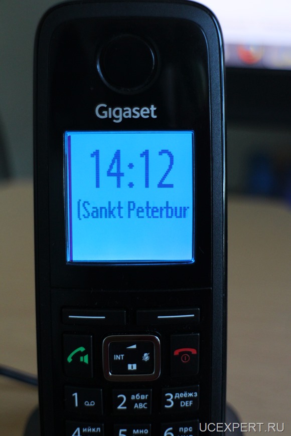 Siemens Gigaset A510IP. Экран