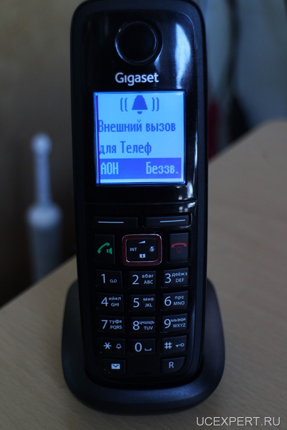 Siemens Gigaset A510IP. Экран