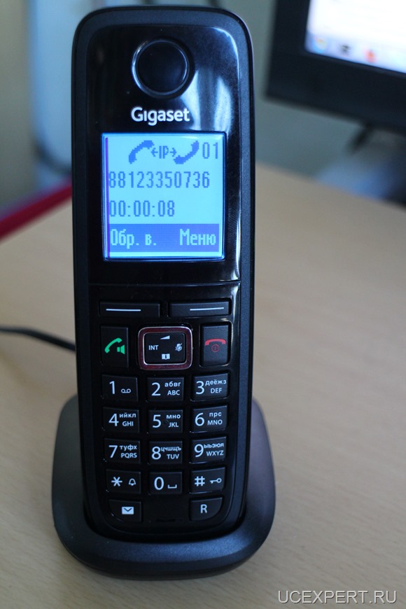 Siemens Gigaset A510IP. Экран