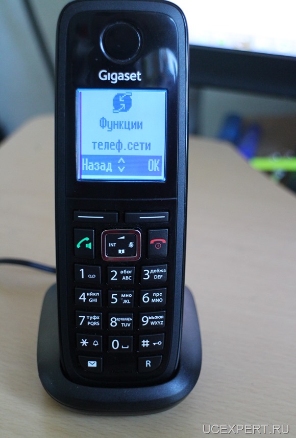 Siemens Gigaset A510IP. Экран