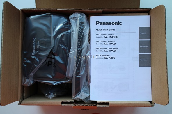 Рис. Упаковка Panasonic KX-TGP600