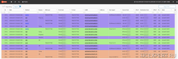 HOMER web interface